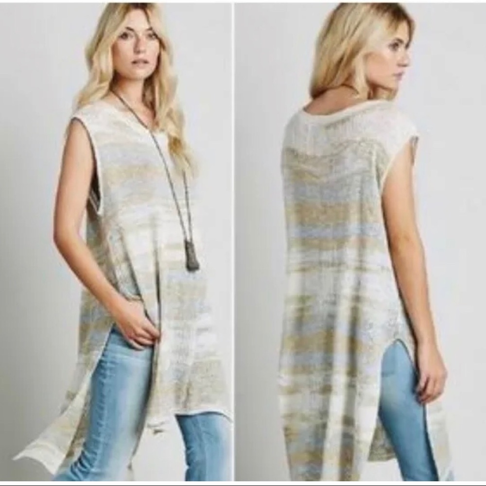 Free People Always Sunny Days Tunic Size Mβ